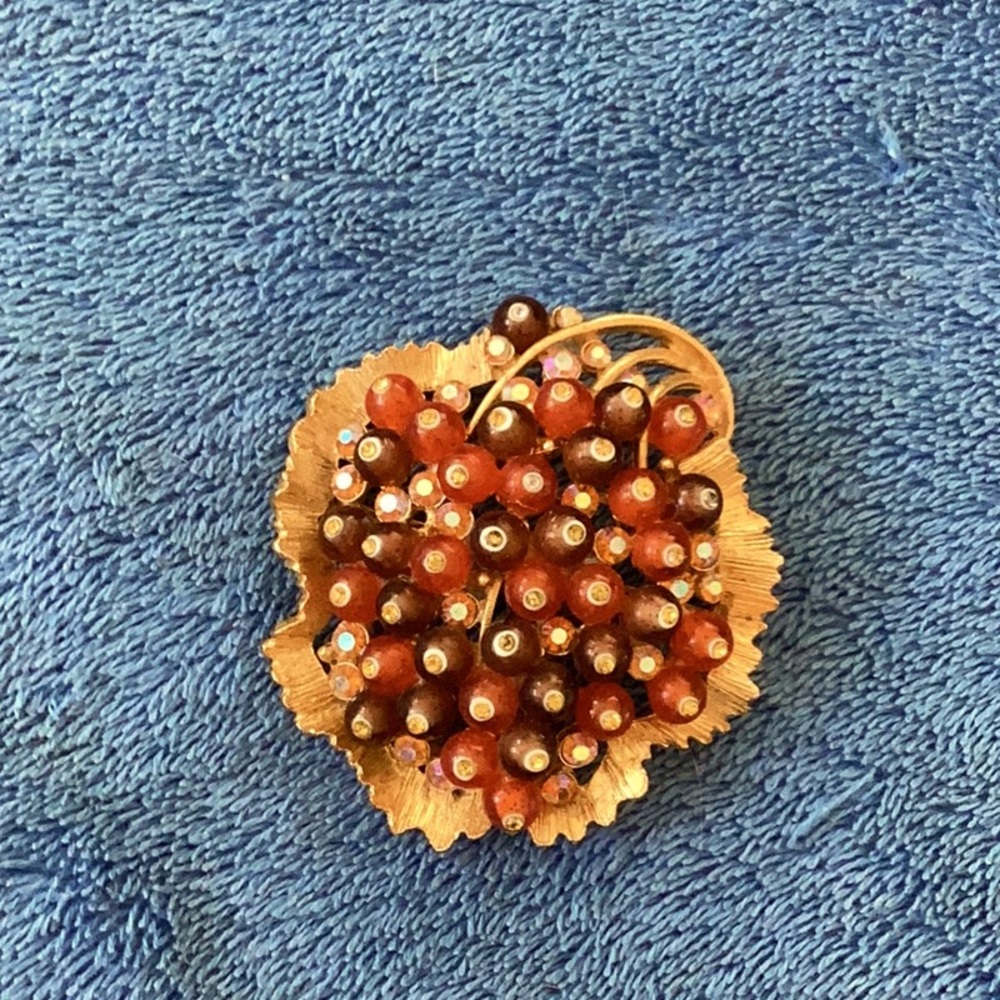 Signed BSK brooch